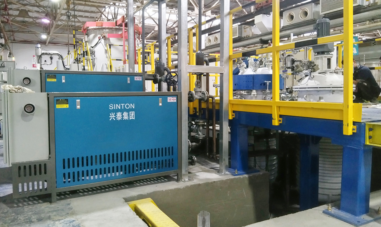 Verwarming reactorvat